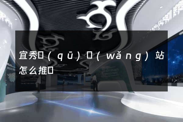 宜秀區(qū)網(wǎng)站怎么推廣