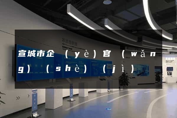 宣城市企業(yè)官網(wǎng)設(shè)計(jì)