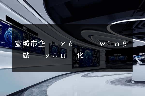 宣城市企業(yè)網(wǎng)站優(yōu)化