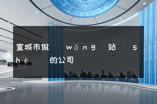 宣城市做網(wǎng)站設(shè)計的公司