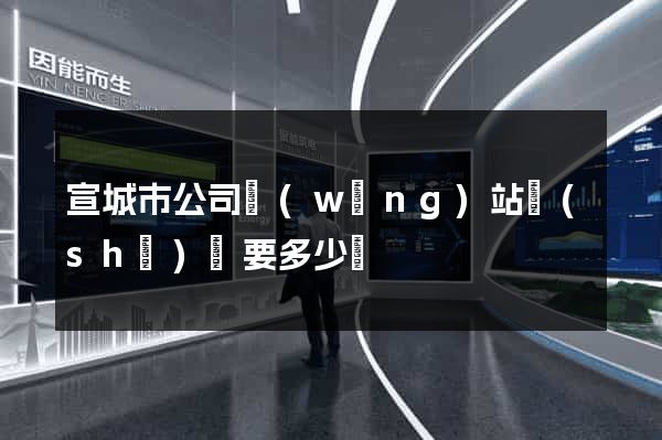 宣城市公司網(wǎng)站設(shè)計要多少錢