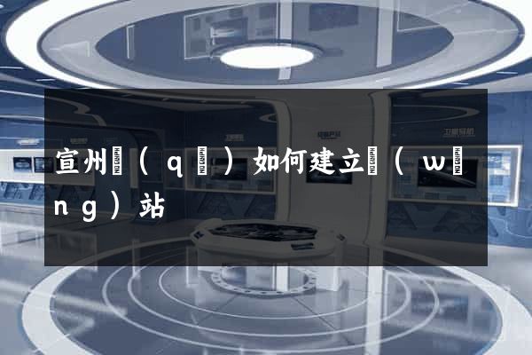 宣州區(qū)如何建立網(wǎng)站