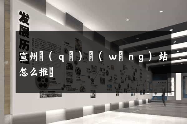 宣州區(qū)網(wǎng)站怎么推廣