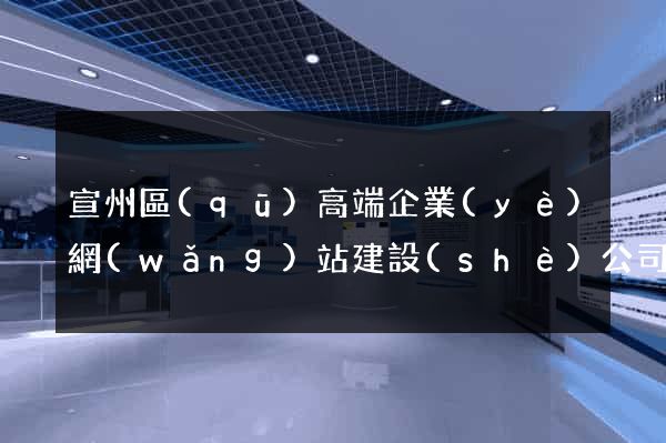 宣州區(qū)高端企業(yè)網(wǎng)站建設(shè)公司
