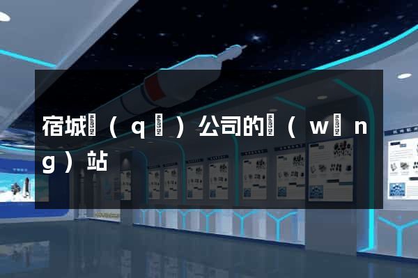 宿城區(qū)公司的網(wǎng)站