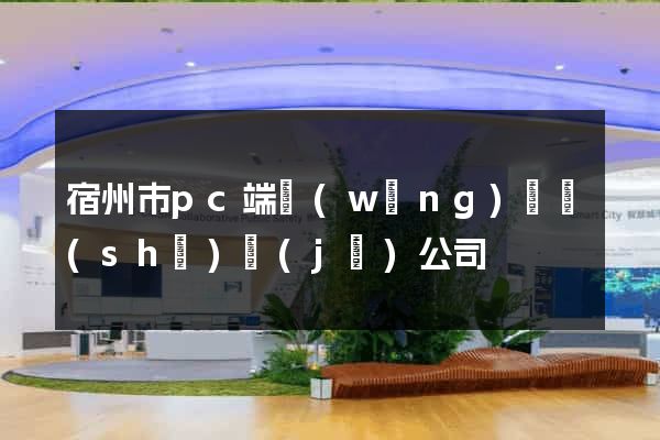 宿州市pc端網(wǎng)頁設(shè)計(jì)公司