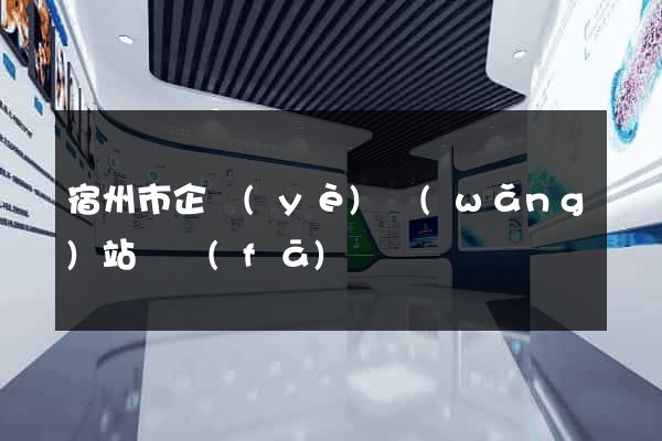 宿州市企業(yè)網(wǎng)站開發(fā)