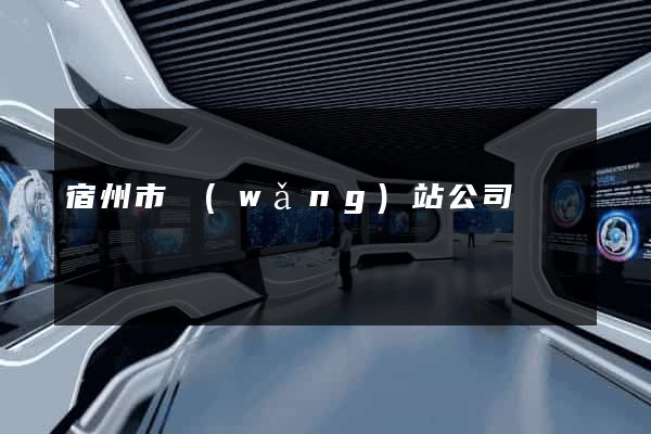宿州市網(wǎng)站公司