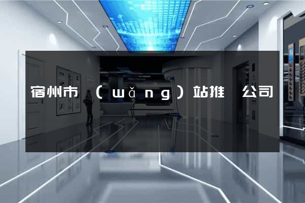 宿州市網(wǎng)站推廣公司