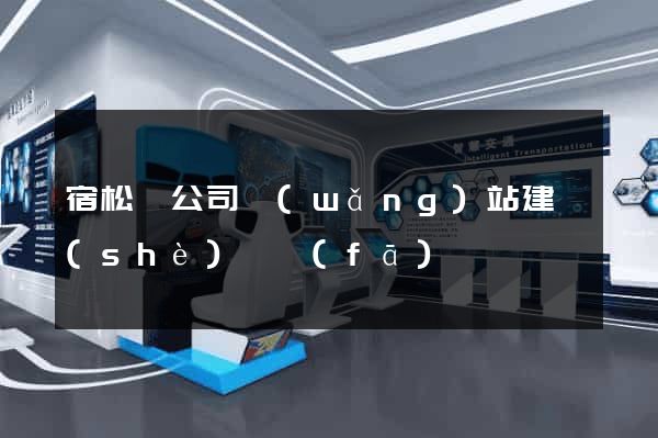 宿松縣公司網(wǎng)站建設(shè)開發(fā)
