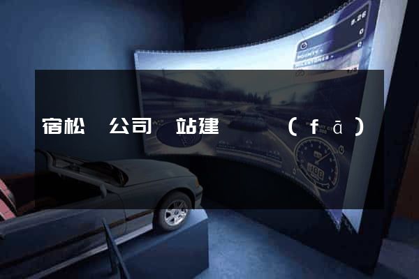 宿松縣公司網站建設開發(fā)