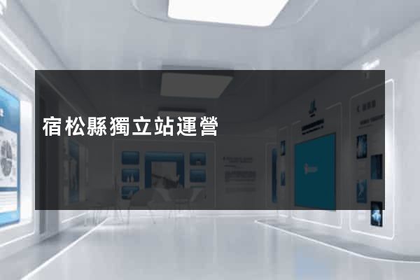 宿松縣獨立站運營