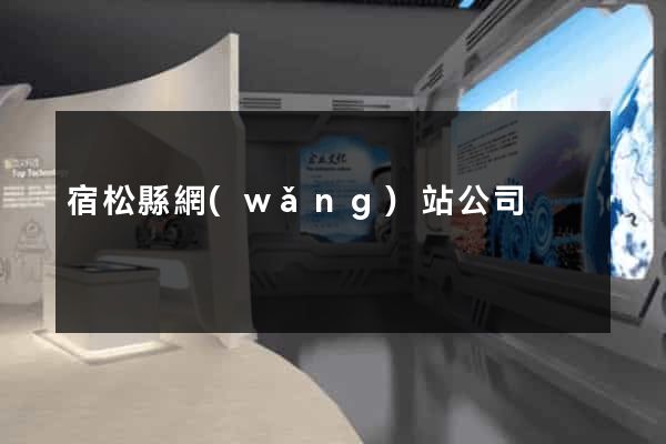 宿松縣網(wǎng)站公司