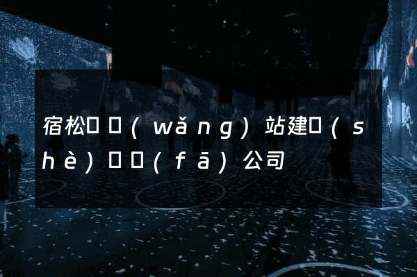 宿松縣網(wǎng)站建設(shè)開發(fā)公司