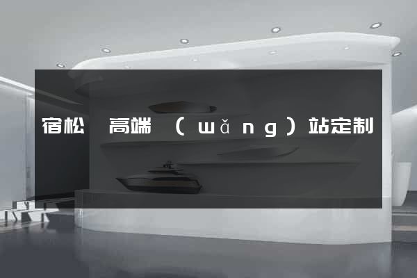 宿松縣高端網(wǎng)站定制