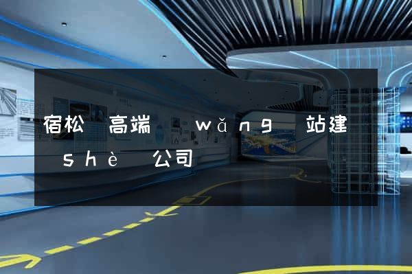 宿松縣高端網(wǎng)站建設(shè)公司