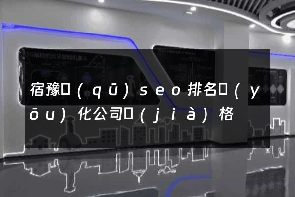 宿豫區(qū)seo排名優(yōu)化公司價(jià)格