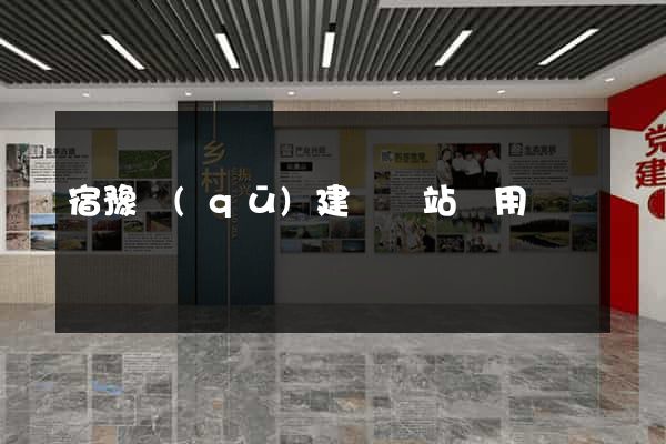 宿豫區(qū)建個網站費用