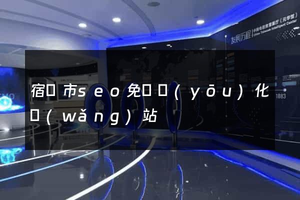 宿遷市seo免費優(yōu)化網(wǎng)站