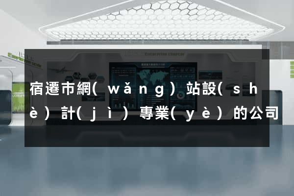 宿遷市網(wǎng)站設(shè)計(jì)專業(yè)的公司