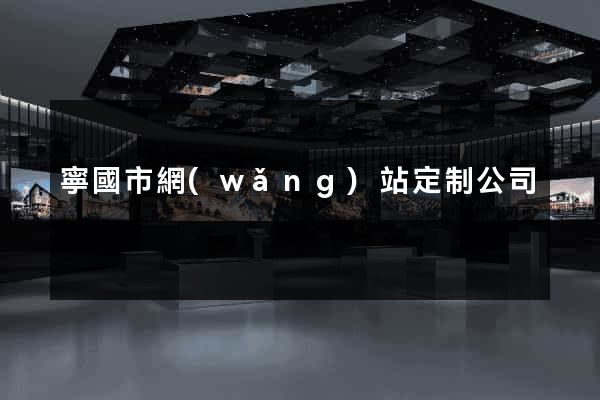 寧國市網(wǎng)站定制公司