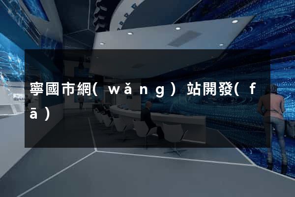 寧國市網(wǎng)站開發(fā)