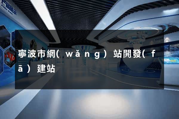 寧波市網(wǎng)站開發(fā)建站