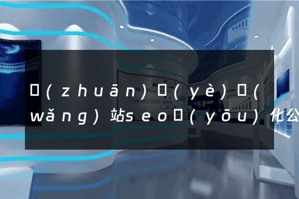 專(zhuān)業(yè)網(wǎng)站seo優(yōu)化公司