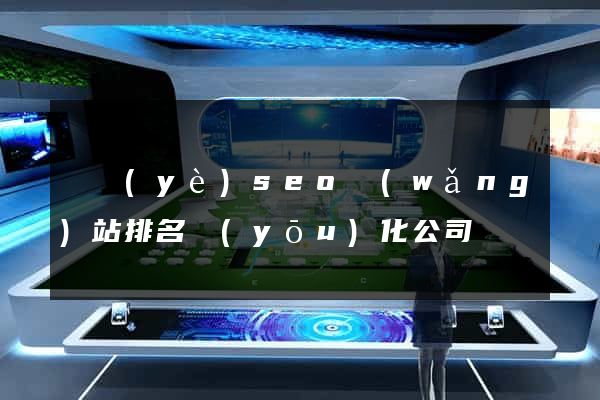專業(yè)seo網(wǎng)站排名優(yōu)化公司