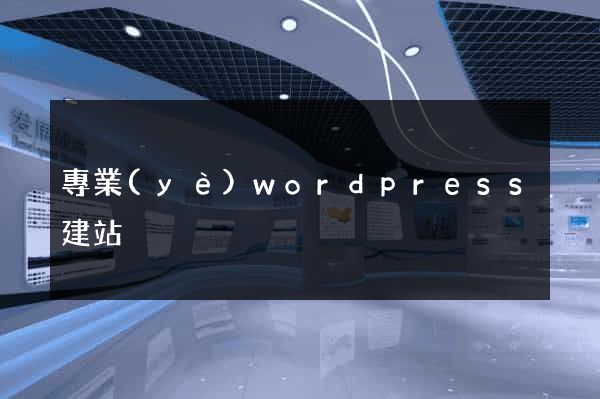 專業(yè)wordpress建站