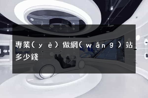 專業(yè)做網(wǎng)站多少錢