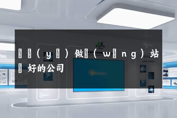 專業(yè)做網(wǎng)站較好的公司