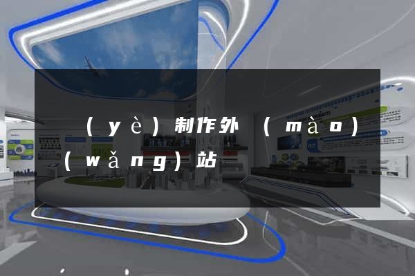 專業(yè)制作外貿(mào)網(wǎng)站