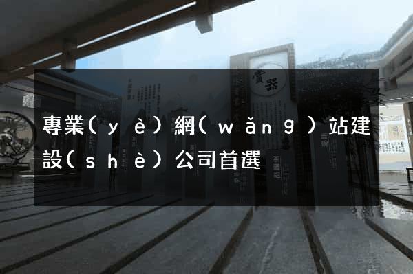 專業(yè)網(wǎng)站建設(shè)公司首選