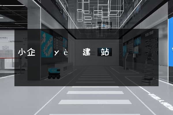 小企業(yè)建網站
