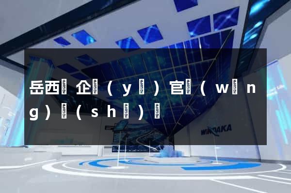 岳西縣企業(yè)官網(wǎng)設(shè)計