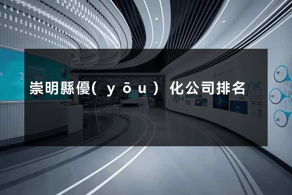 崇明縣優(yōu)化公司排名