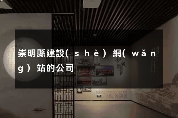 崇明縣建設(shè)網(wǎng)站的公司
