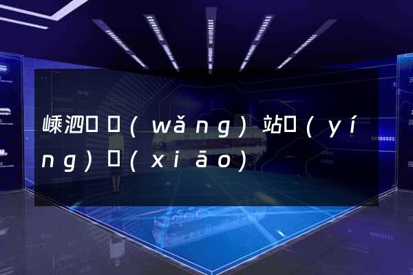 嵊泗縣網(wǎng)站營(yíng)銷(xiāo)