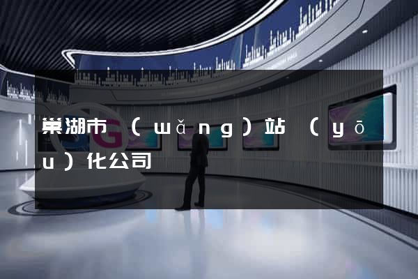 巢湖市網(wǎng)站優(yōu)化公司