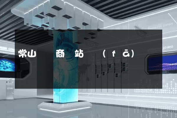常山縣電商網站開發(fā)