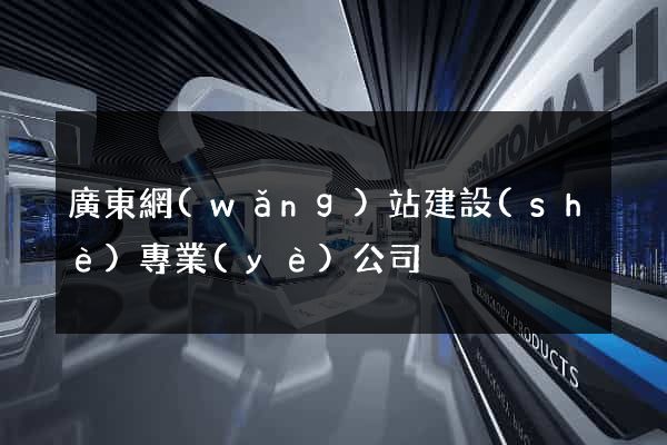 廣東網(wǎng)站建設(shè)專業(yè)公司