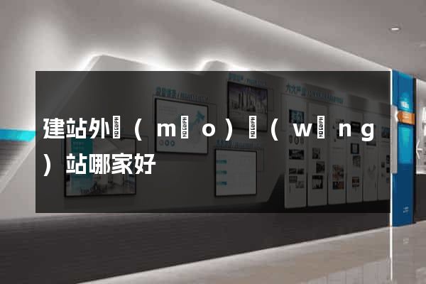 建站外貿(mào)網(wǎng)站哪家好