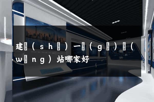 建設(shè)一個(gè)網(wǎng)站哪家好