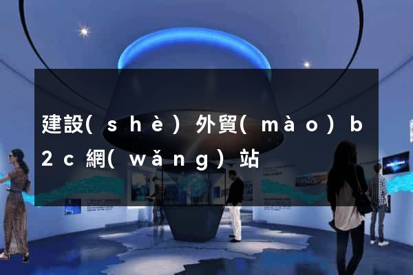 建設(shè)外貿(mào)b2c網(wǎng)站