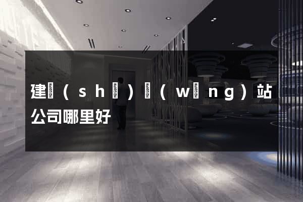 建設(shè)網(wǎng)站公司哪里好