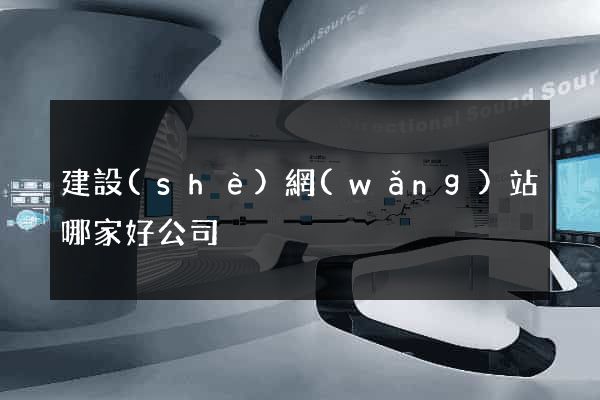 建設(shè)網(wǎng)站哪家好公司