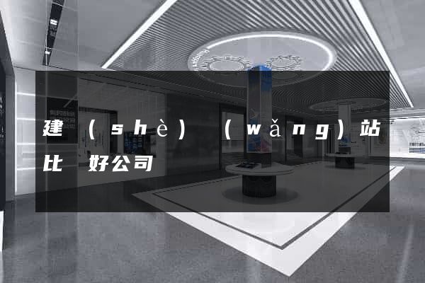 建設(shè)網(wǎng)站比較好公司