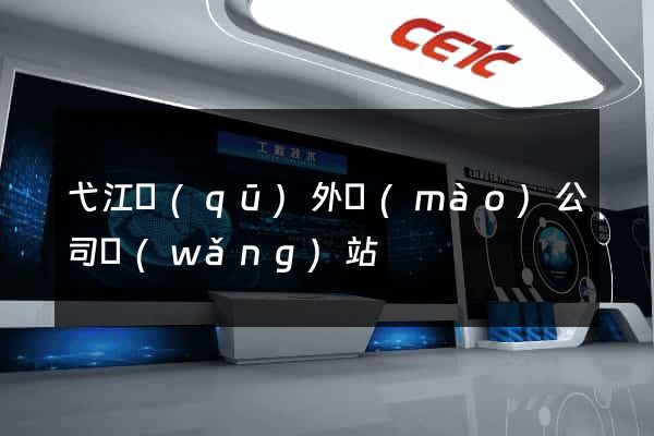 弋江區(qū)外貿(mào)公司網(wǎng)站