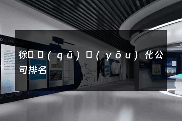 徐匯區(qū)優(yōu)化公司排名